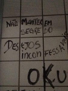 NÃO MANTER EM SEGREDO DESEJOS INCONFESSÁVEIS